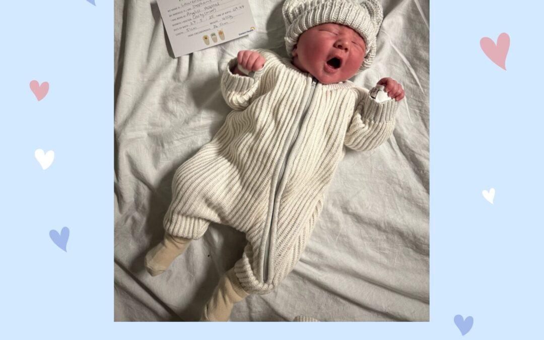 Baby Connell has arrived!