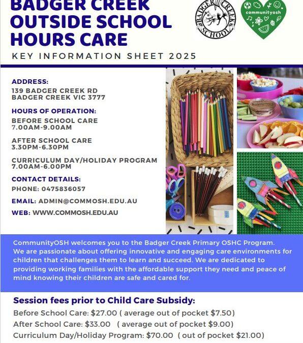 BCPS – Community Outside School Hours Care