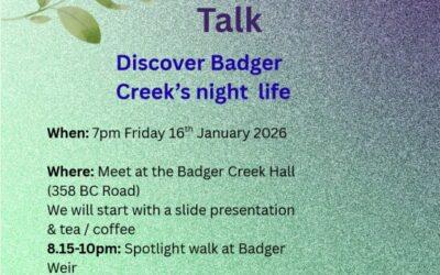 Badger Creek Spotlight Walk