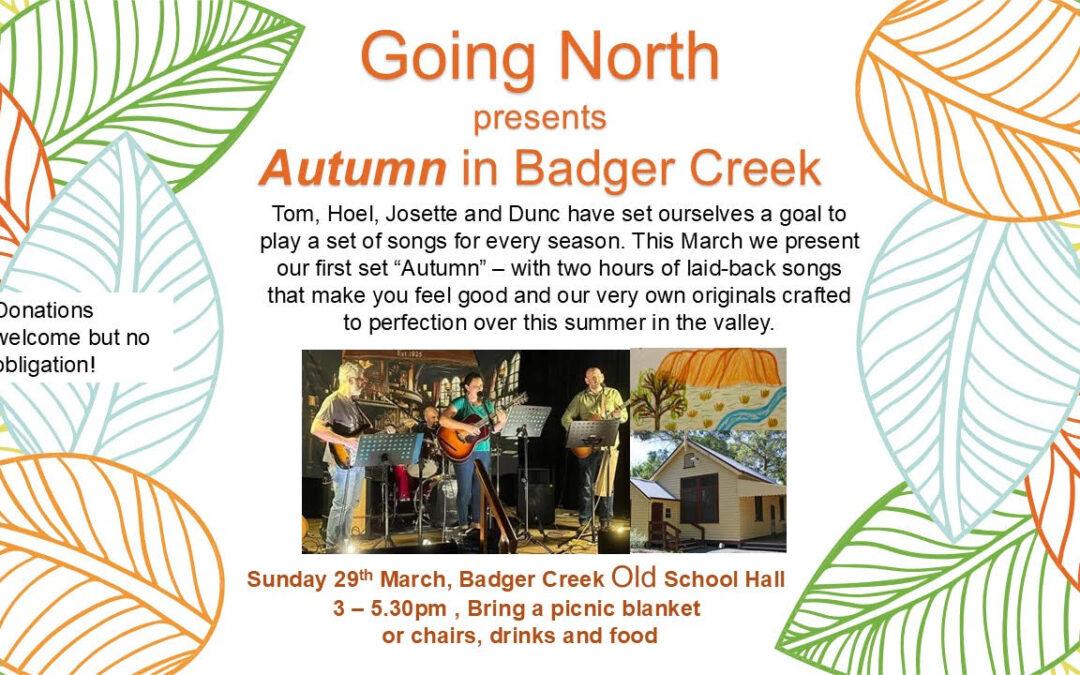 Old School Gig – Going North