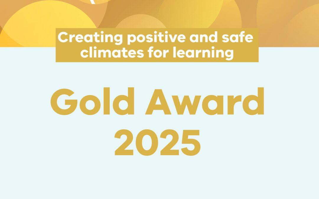 School Wide Positive Behaviour – Gold Award for 2025