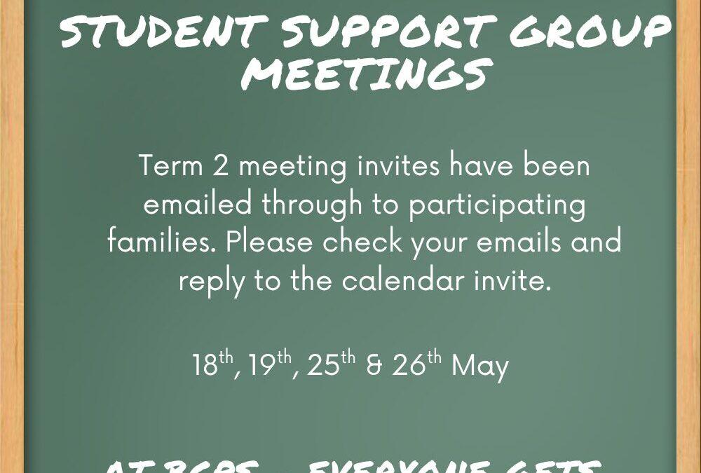Student Support Group Meetings