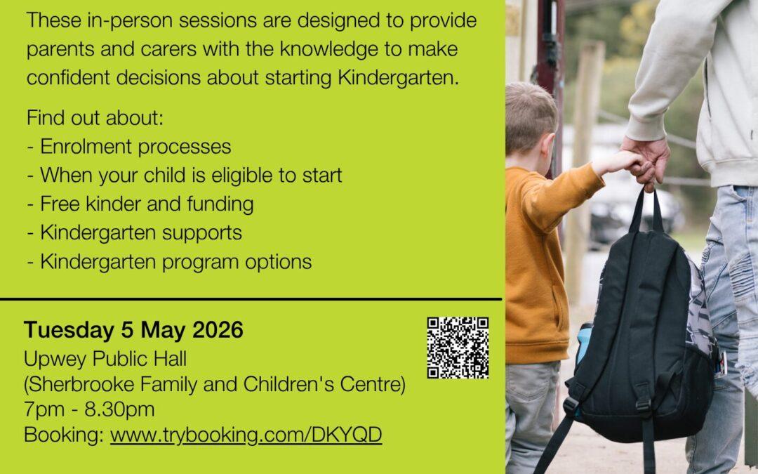 Yarra Ranges Council – Kinder Information Sessions