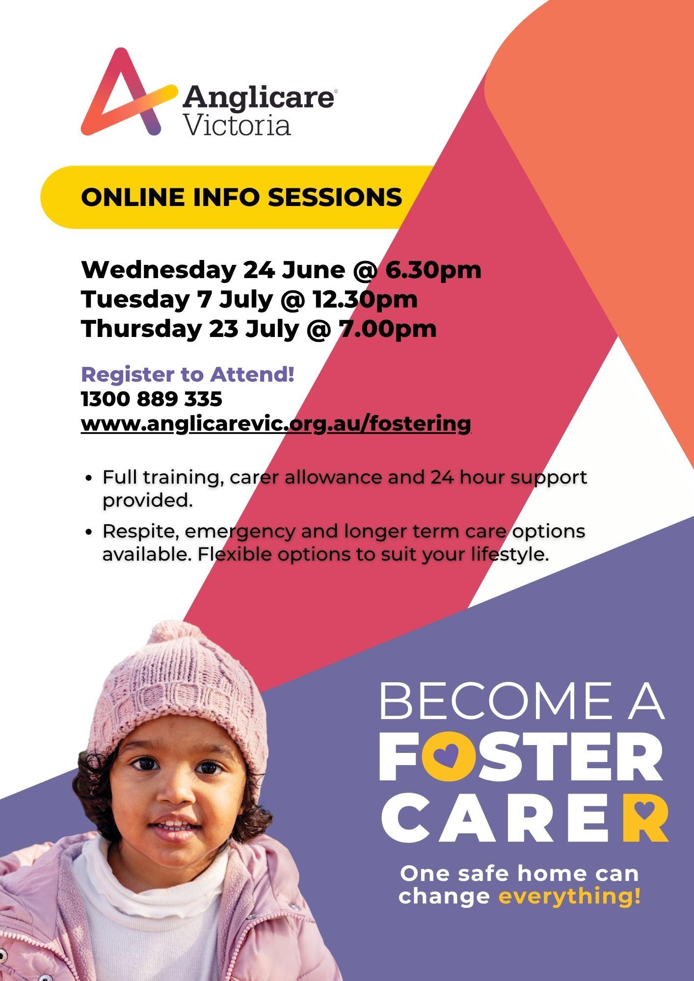 Anglicare Victoria – Foster Carer Information Session