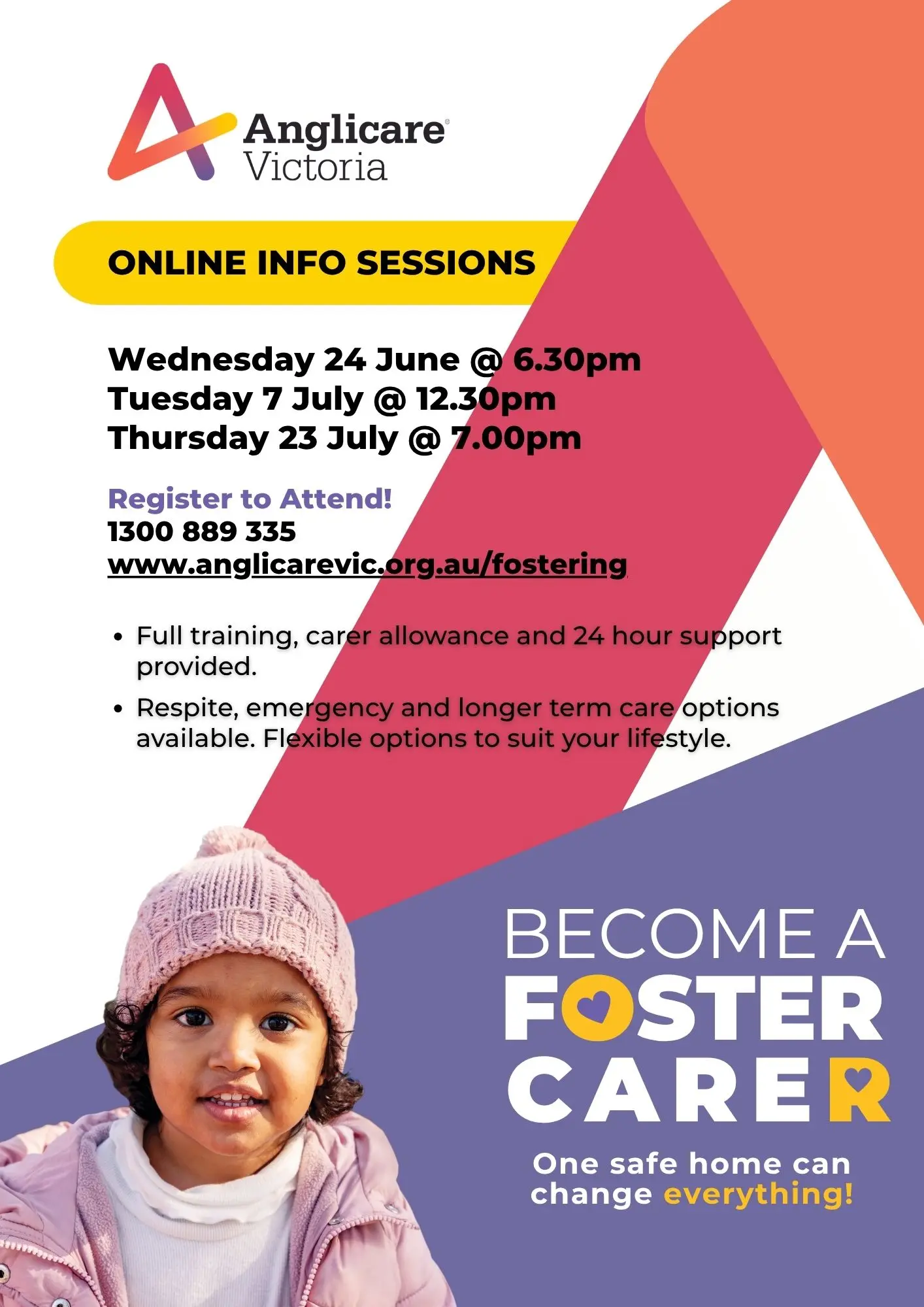Anglicare Victoria – Foster Carer Information Session
