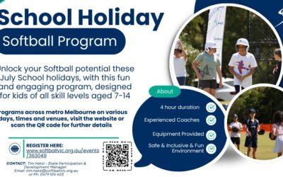 Softball Victoria – School Holiday Program & Junior Development Program